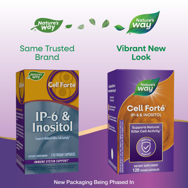 Nature'S Way Cell Forte Ip-6 & Inositol Supports Natural Killer-Cell Activity, 120 Capsules