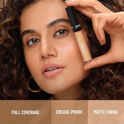 Swiss Beauty Liquid Light Weight Concealer With Full Coverage Easily Blendable Concealer For Face Makeup With Matte Finishshade Orange 6G