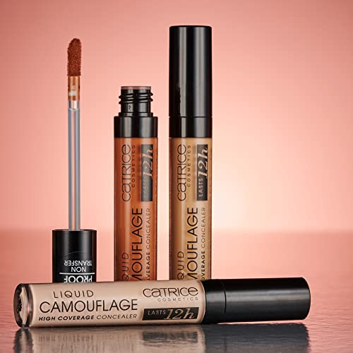 Catrice Cosmetics Catriceliquid Camouflage High Coverage Concealerultra Long Lasting Concealeroil And Paraben Freecruelty 007Natural Roseduration 12 H Corrector