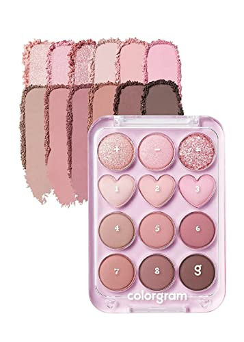 Colorgram Fruity Tint 07 Shy Guava plus Pin Point Eyeshadow Palette 02 Pink Mauvehighly Pigmented Glossy Dewy Lip Gloss And Ultra Blendable Matte Giltter Shimmer Eye Palette