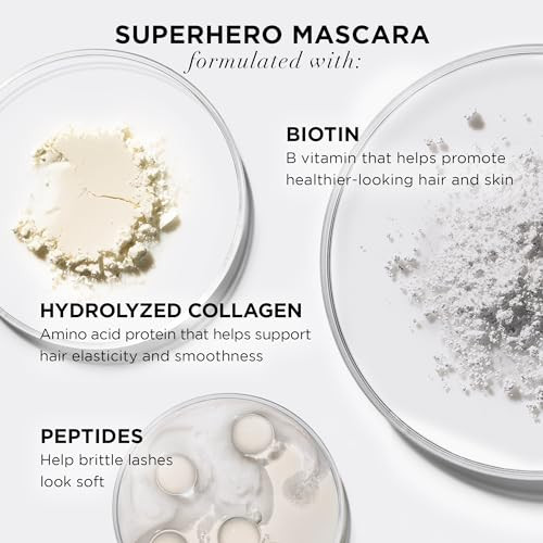 It Cosmetics Superhero Eyedefining Makeup Essentials Bundle Buildable Fuller Lash Line Superhero Volumizing And Lengthening Black Mascara plus Superhero Waterproof And Smudgeproof Liquid Eyeliner