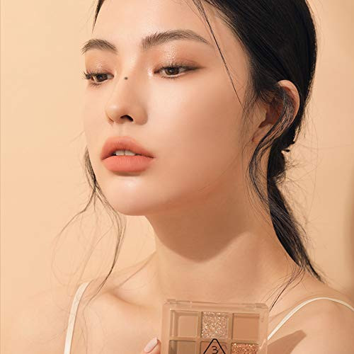 3Ce Multi Eye Color Palette Clear Warm And Cool Butter Cream 9Colors Peal Glow Eye Shadow Staylenanda