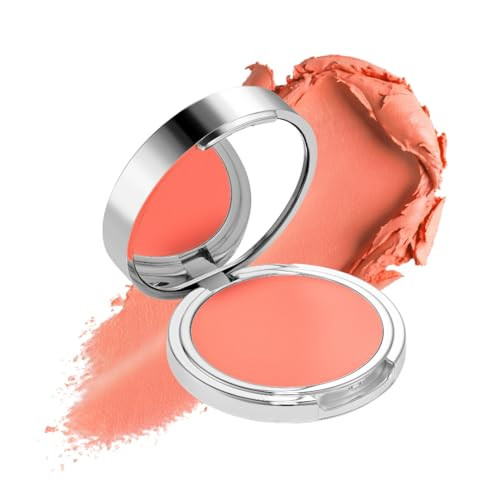 Rodial Cream Blush Velvet Peach Silky Blendable Cream Formula Hydrating And Buildable Blush For Natural Glow Dewy Or Matte Finish Suitable For All Skin Types Longlasting