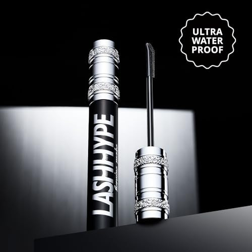 Heroine Make By Kissme Lash Hype Waterproof Mascaravolumizing And Lengthening Formulasmudgeproof For Longlasting Holdblack Waterproof Mascara For Full Lashesmade In Japan