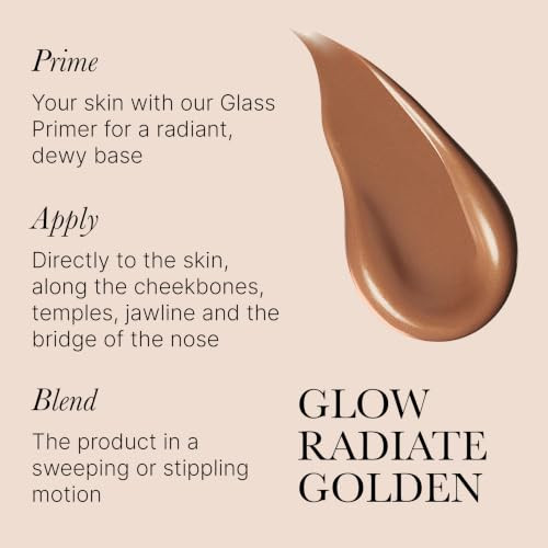 Rodial Bronze Glowlighter Liquid Cream Bronzer For Luminous Glow Hydrating Bronzing Drops With Vitamin E And Vitamin C Pearlescent Contour And Complexion Enhancer 0.2 Fl Oz