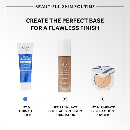 No7 Lift And Luminate Primer Hydrating Primer With Niacimamide Creates Smooth Base For Makeup Application And Illuminates Skin Glow 30Ml