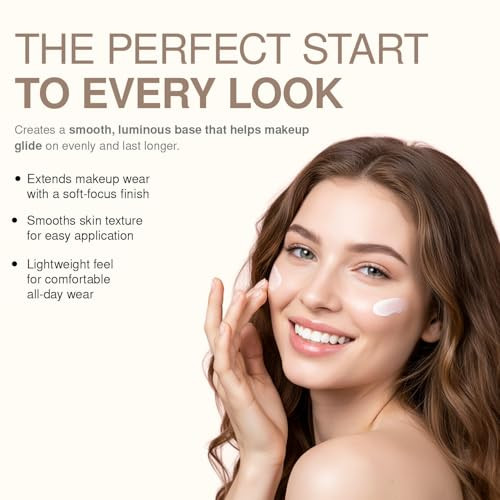 Palladio Im Glowing Illuminating Primer Pearly Pink Makeup Primer For Face Contains Aloe Vera Grape Seed Oil Green Tea Brightens Complexion Combats Wrinkles Fine Lines And Pores 0.67 Oz