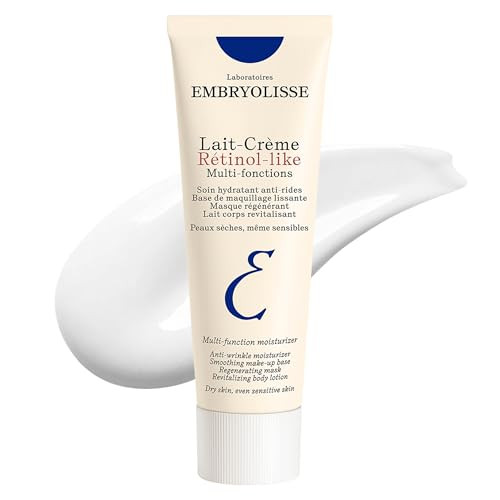 Embryolisse Laitcreme Retinol Alternative Face Moisturizer retinollike Face Cream And Makeup Primer For Sensitive Skin Antiaging Care Reduces Fine Lines And Wrinkles Without Irritation 2.54 Fl Oz