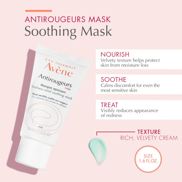 Avene Antirougeurs Calm Soothing Mask, 50 ml