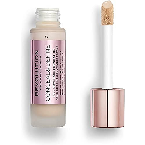 Revolution Beauty London Makeup Revolution Full Coverage Foundation Conceal And Define F3