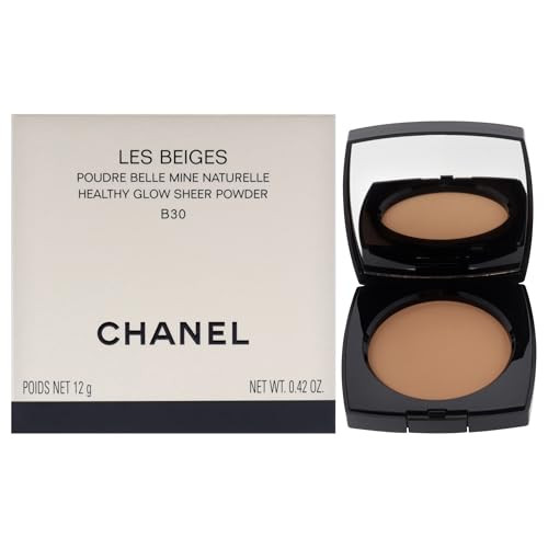 Chanel Les Beiges Healthy Glow Sheer Powder B30 Medium Shade With Neutral Undertone By For Women Powder 0.42 Oz