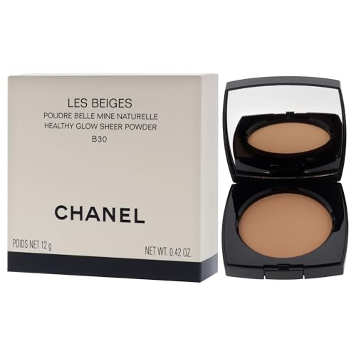 Chanel Les Beiges Healthy Glow Sheer Powder B30 Medium Shade With Neutral Undertone By For Women Powder 0.42 Oz