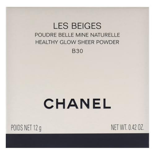 Chanel Les Beiges Healthy Glow Sheer Powder B30 Medium Shade With Neutral Undertone By For Women Powder 0.42 Oz