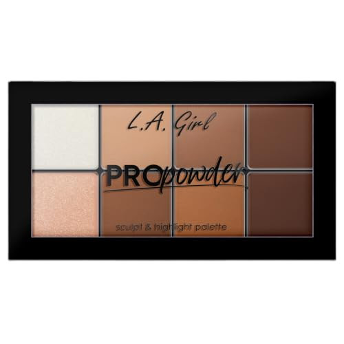 L.A. Girl Pro Powder Sculpt And Highlight Palette Gfp728