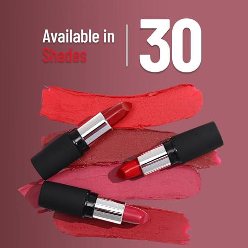 Swiss Beauty Pure Matte Creamy Lipsticknondrying Highly Pigmented Lipstickshade Hot Pink 3.8Gm