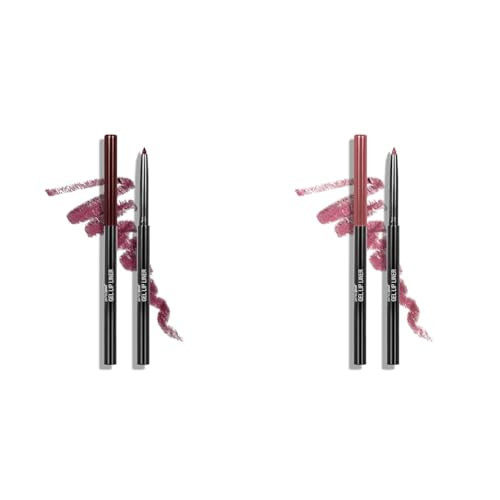 Wet N Wild Lip Liner Perfect Pout Matte Retractable Gel Lip Liner Pencil Plum Together And Purple Lay Down The Mauves 2Pack