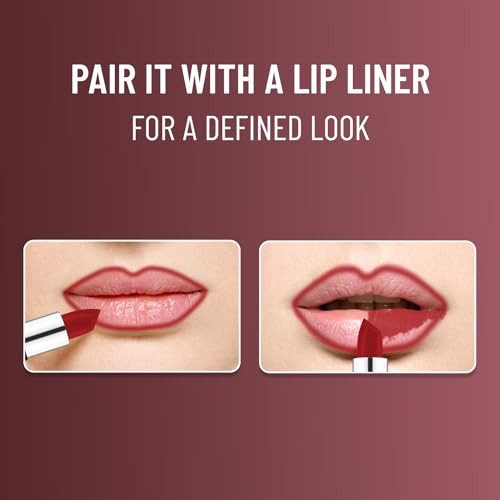 Swiss Beauty Pure Matte Lipsticklong Lasting Hydrating And Lightweight Lipstickapricot 3.8Gm