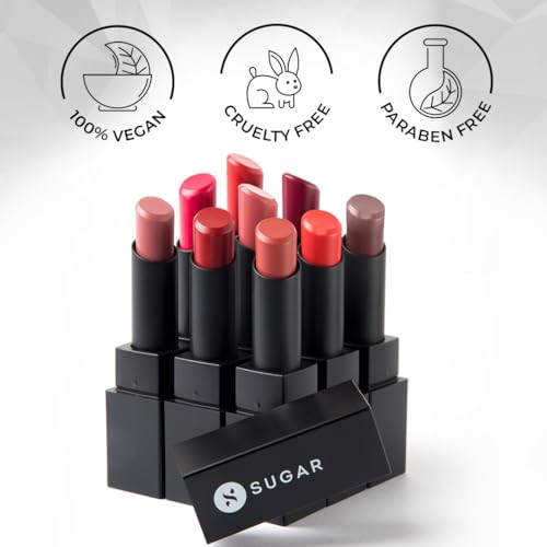 Sugar Cosmetics Nothing Else Matter Longwear Lipstick 01 Browning Glory Caramel Nude