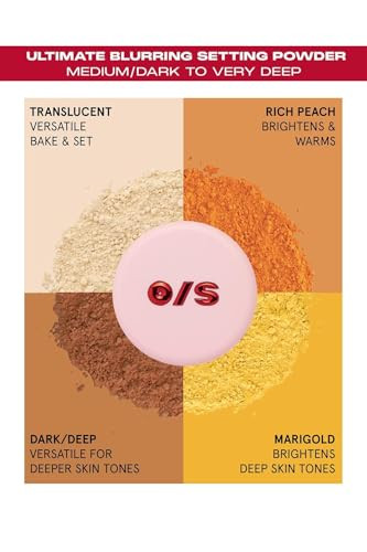 One Size Ultimate Blurring Setting Powder Full Size Ultra Pink For Fair To Medium Skin Tones