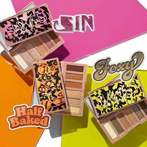 Urban Decay Mini Eyeshadow Palette Makeup Set Travel Size 6Pan Palette Neutral Pinks Brown Shades Mini Halfbaked plus Sin Bundle Kit