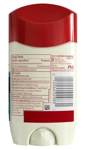 Old Spice Antiperspirant Deep Sea Solid 2.6 Ounce Pack Of 3