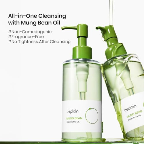 Beplain Mung Bean Pore Care Trio Cleansing Oil And Cleansing Foam Andclay Maskkorean Skin Caresuitable For Sensitive Skin 80Ml