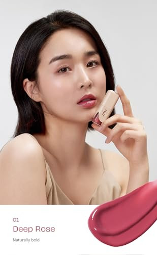 House Of Hur Glowy Ampoule Tint Waterbased Glowy Lip Stain Deep Rose
