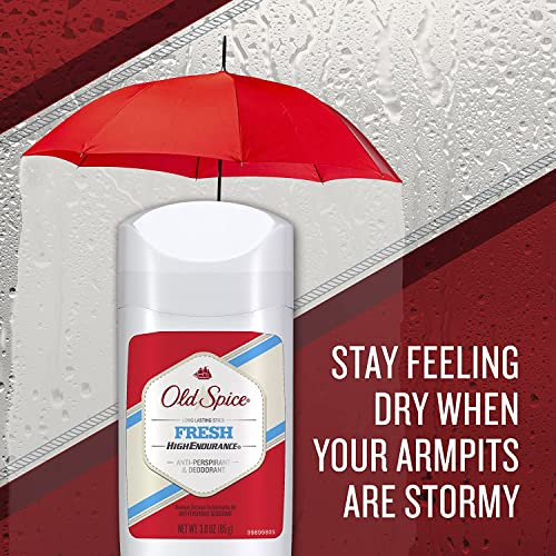 Old Spice High Endurance Invisible Solid Antiperspirant And Deodorant For Men Fresh Scent X Package May Vary 3 Oz 85G 6 Pack