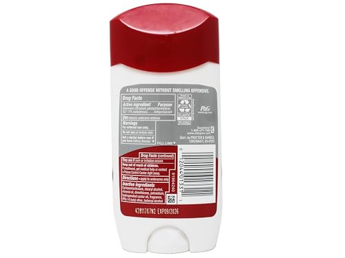 Old Spice High Endurance Antiperspirant Deodorant Invisible Solid Game Day 3 Ounce.