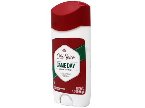 Old Spice High Endurance Antiperspirant Deodorant Invisible Solid Game Day 3 Ounce.