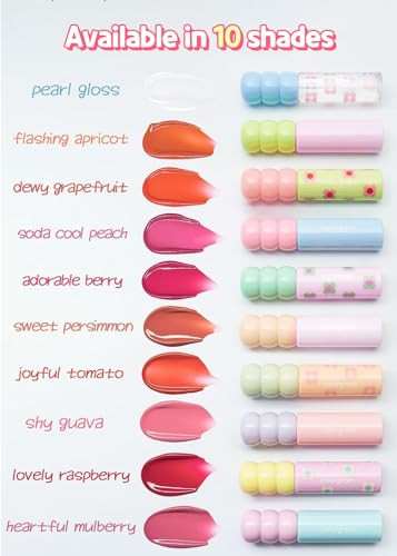 Colorgram Fruity Tint Pearl Gloss Fruity Tint 03 Soda Cool Peach Bundle
