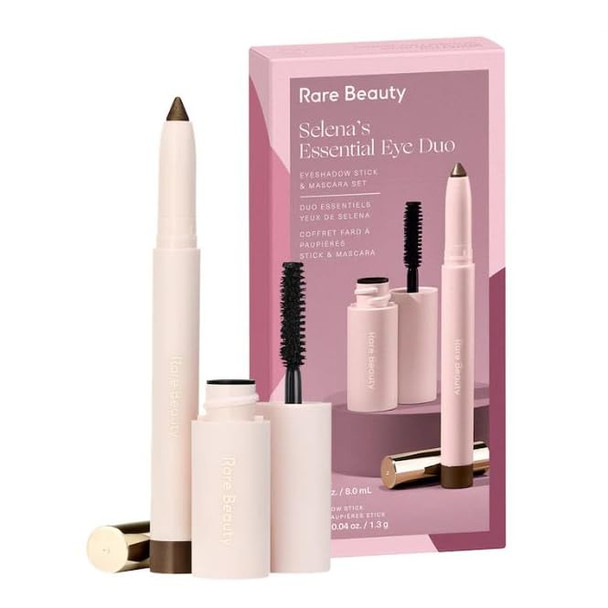 Rare Beauty Limited Edition Selenas Essential Eye Duo Eyeshadow Stick And Mascara Set In Box