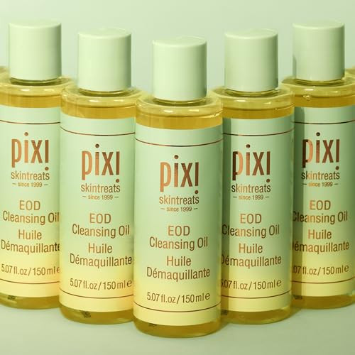 Pixi Beauty Eod Cleansing Oilplantbased Makeup And Sunscreen Remover Argan Oil And Soybean Oil Nourishing And Hydrating 5.07 Fl.Oz 150Ml