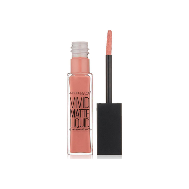 Maybelline Color Sensational Vivid Matte Liquid Lipstick, Nude Flush 0.26 oz