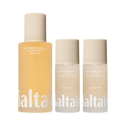 Saltair Body Care Duoserum Deodorant plus Body Oilsalt Water Vanillaskincare Acid Blend For Even Application Freshfeeling Underarms And Simple Everyday Use