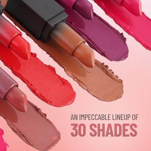 Swiss Beauty Hd Matte Pigmented Smudge Proof Lipstickcreamy Matte Long Stay Lipstickdark Brown 3.4G