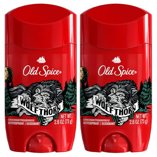 Old Spice Wild Collection Invisible Solid Antiperspirant Deodorant Wolfthorn 2.6 Ounce Pack Of 2