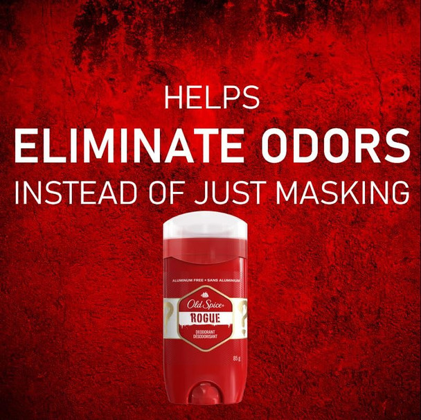 Old Spice Aluminum Deodorant For Men 24 7 Odor Protection 24 7 Freshness And Lasting Scent Goes On Clear Rogue With Juniper Scent 3.0 Oz Pack Of 3