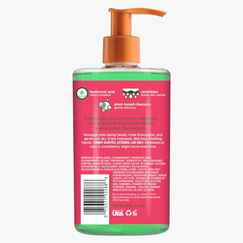 Tree Hut Mistletoe Magic Serum Infused Hand Wash nourish And Hydrate Hands With Strengthening Skin Care Long Lasting Scent Cleanse And Lock In Moisture Vegan 11 Fl Oz
