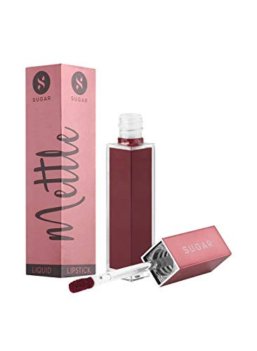 Sugar Cosmetics Mettle Liquid Lipstick 07 Bellatrix Mauve Pink With Brown Undertones