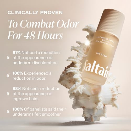 Saltair Body Care Bundlebody Wash plus Deodorantsalt Water Vanillacoordinated Regimen For Freshfeeling Underarms Gentle Cleansing And Smooth Daily Formulas