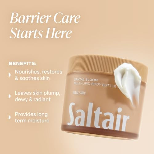 Saltair Smooth And Nourish Duokp Body Scrub And Santal Bloom Butter2 Pcpolishing Care And Replenishing Hydration For Smootherfeeling Areas And Lasting Comfort