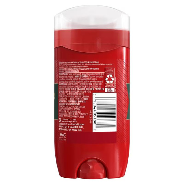 Old Spice Red Collection Prestige Deodorant Stick For Men Aluminumfree Long Lasting Odor Protection Fresh Masculine Scent 85G 1 Pack