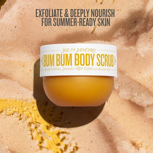 Sol De Janeiro Brazilian Bum Bum Cream With Bum Bum Body Scrub Full Size Smoothing And Tightening Bundle
