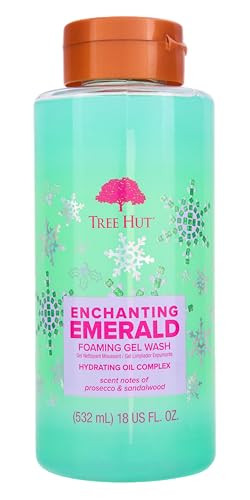 Tree Hut Enchanting Emerald Foaming Gel Washcleanse And Soothe Skin Without Stripping Moisturemade With Our Hydrating Oil Complexlimited Edition Holiday18 Fl Oz.