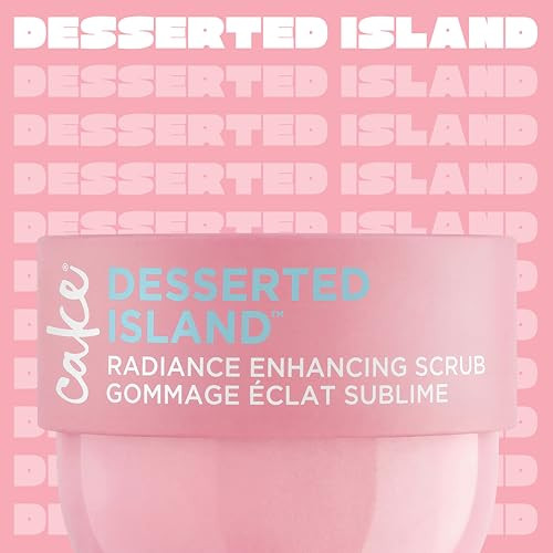 Cake Beauty Exfoliating Body Scrub Desserted Island Radiance Enhancing Sugar Scrub Exfoliating And Smoothing With Fine Sugar Crystals Exfoliator For Dry Dull Skin 227G 8 Oz