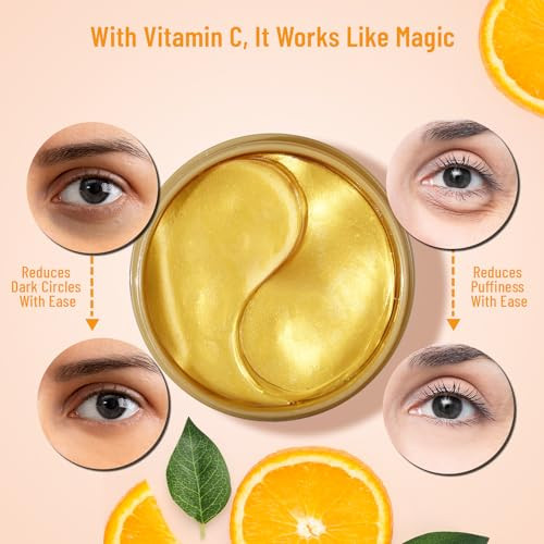 Swiss Beauty Hydra Anti Wrinkle Eye Serum Patch Treats Dark Circles Fine Lines And Wrinklesenriched With Collagen And Aloe Vera Extractshade Gold 60 Pcs