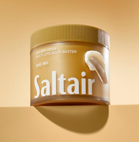 Saltair Golden Hour Glow Duobody Butter And Shimmering Oil2 Piecelightreflecting Radiance And Replenishing Hydration For A Luminouslooking Comfortable Finish