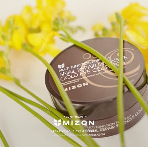 Mizon Under Eye Collagen Patches Eye Masks With 24K Gold And Snail Eye Gel Treatment Masks For Puffy Eyes Eye Pads For Dark Circles Under Eye Bags Anti Wrinkle Moisturizing