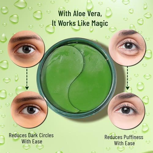 Swiss Beauty Hydra Anti Wrinkle Eye Serum Patch Treats Dark Circles Fine Lines And Wrinklesenriched With Collagen And Aloe Vera Extractshade Aloevera 60 Pcs